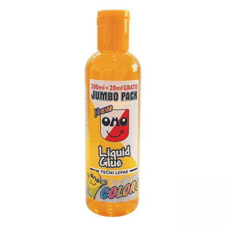 Oho lepak 200ml + 20ml tečni slime vodoperiv žuti ( A516 )