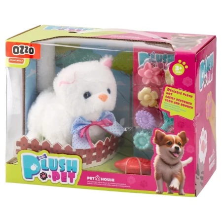 Ozzo pet shop plišana igračka sa zvukom pas beli ( 879221 )