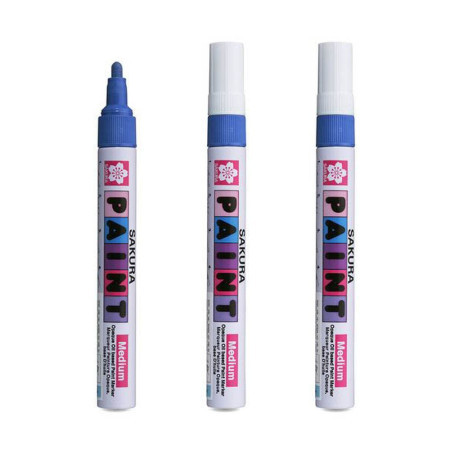 Paint marker, uljani marker, medium, cer.blue, 2.0mm ( 672502 ) - Img 1