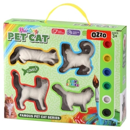 Pet cat, set za bojenje, mace ( 885320 )