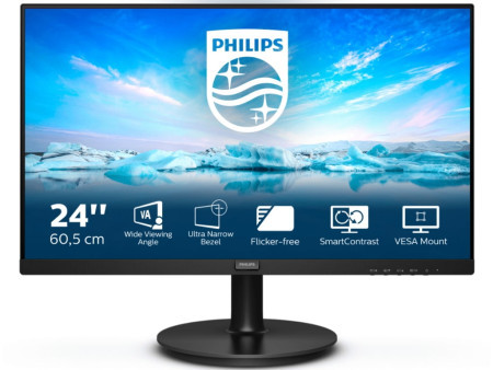 Philips 23.8&quot;/VA/1920x1080/75Hz/4ms GtG/VGA,HDMI/VESA monitor ( 241V8L/00 ) - Img 1