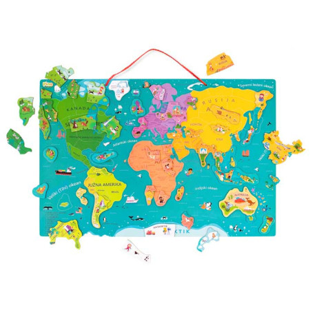 Pino magnetna mapa sveta ( 5933 )