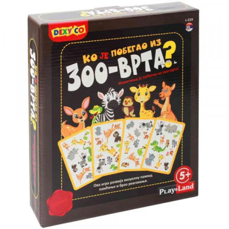 Play land who ran away from zoo edukativna igra ( PL219 )