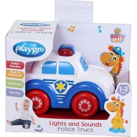 Playgro svetleća,muzička igračka policijsko vozilo ( A084046 )