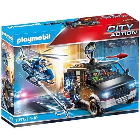 Playmobil City Action Helikopterska potera za kombijem ( 1031752 )