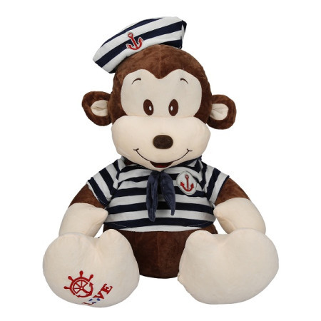 Plišana igračka - Majmunče mornar 50cm ( 015285 )
