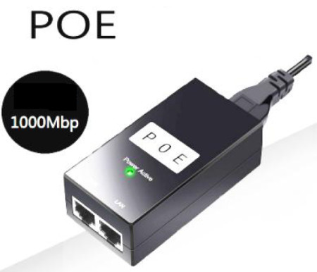 POE-INJ-4806 Gembird 48V/0.65A 30W, POE adapter Injector 1000mbps sa 2x RJ45, 100m