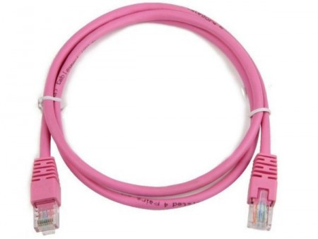 PP6-5M/RO Gembird Mrezni kabl, CAT6 FTP Patch cord 5m ROZE - Img 1