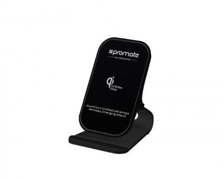 Promate Ultra-Fast Wireless punjač Stand AuraDock5 crni - Img 1