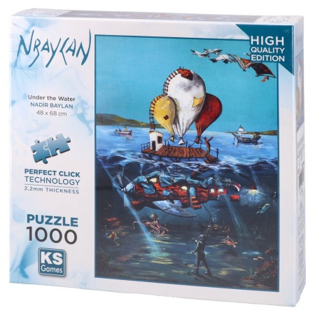 Puzzle, slagalica, ispod vode, 1000 delova ( 882173 )