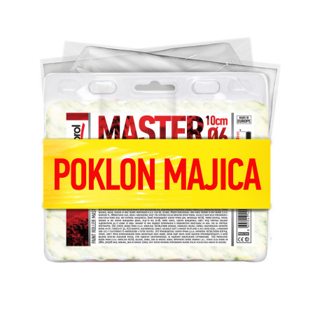 Radijator valjak master classic 10cm rezerva 10kom + majica gratis Beorol ( RMSCR10PAK ) - Img 1