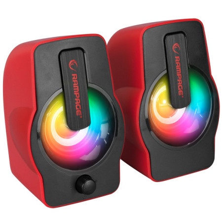 Rampage rms-g7 falsetto 6w rgb usb crvena Zvučnici 2.0