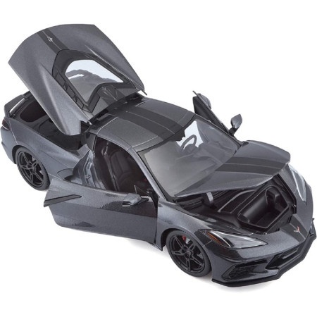 Rappelkist Auto Maisto 1:18 Chevrolet Corvette Stingray sivi ( 073406 )