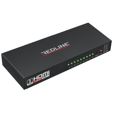 Redline HDMI razdelnik, 1 ulaz - 8 izlaza - HS-8000 - Img 1