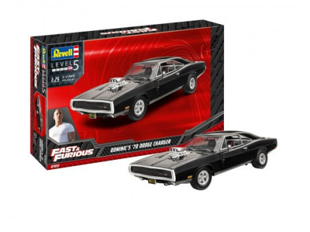 Revell maketa fast & furious - dominics 1970 dodge charger ( RV07693 )