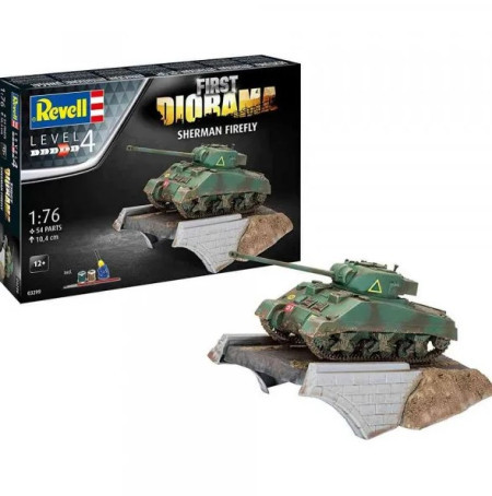 Revell maketa first diorama set - sherman firefly ( RV03299 )  - Img 1