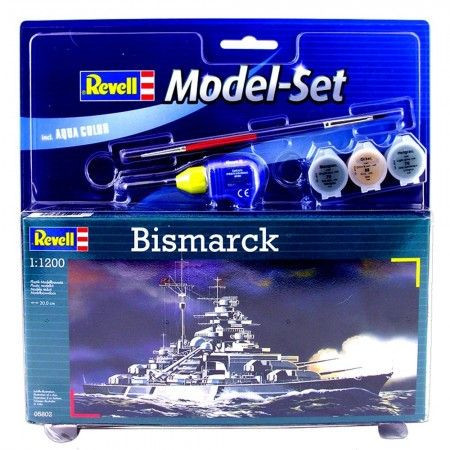 Revell maketa model set bismarck ( RV65802/5006 )