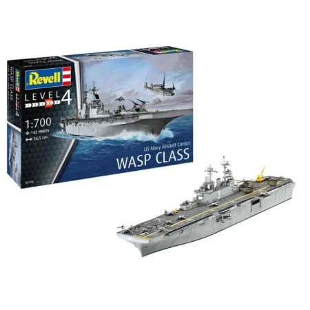 Revell model set us navy assault carrier wasp class ( RV65178 )