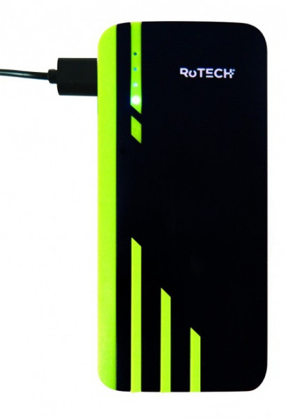 Rotech PcNet power bank 8000mAh crno/zelena 54007 ( 003480 ) - Img 1
