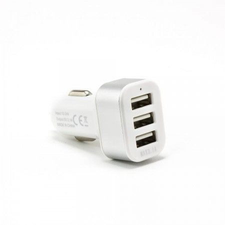S BOX CC - 331 2.1A White Car USB Charger