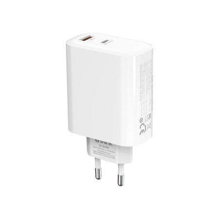 S-link sl-ec69 65w pd 45w/qc 18w usb-c/usb-a Strujni adapter Brzo punjenje