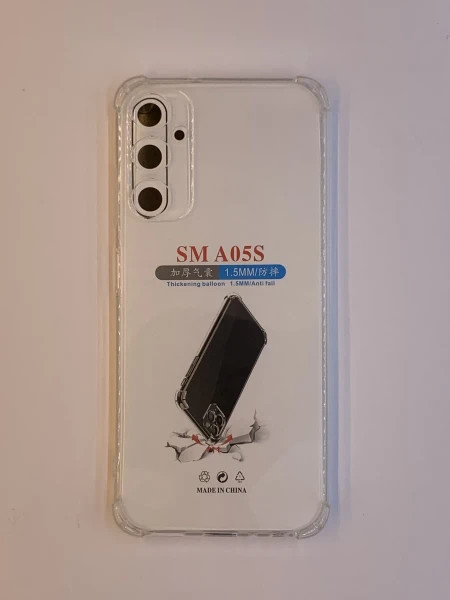 Samsung A05S transparent maska sa ojačanim ivicama ( 96152 ) - Img 1