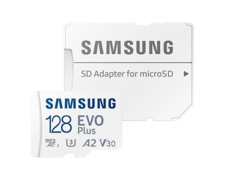 Samsung EVO PLUS MicroSD Card 128GB class 10 + Adapter MB-MC128KA