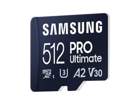 Samsung MicroSD 512GB, pro ultimate, SDXC, UHS-I U3 V30 A2 ( MB-MY512SB/WW )