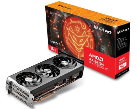 Sapphire AMD radeon RX 7800 XTX 16GB 256bit nitro+ RX 7800 XT gaming OC 16GB grafička kartica (11330-01-20G)