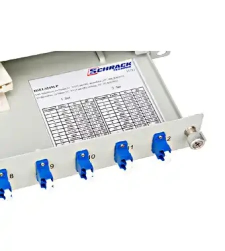 Schrack fo splice box 19 12 vlakna sc adapteri 9/125um os2 eco-1