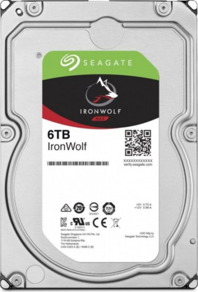 Seagate 6tb st6000vn001 3.5 5900 256m ironwolf vn001 HDD