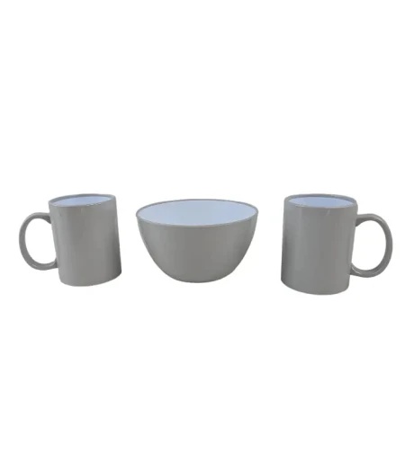 Set od dve šolje - sivi ( 354672 )