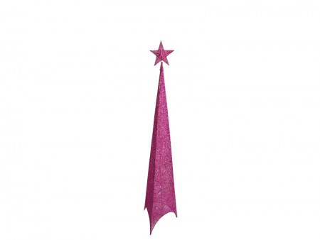 Shiny, jelka, svetlucava, roze, 150cm ( 760044 ) - Img 1