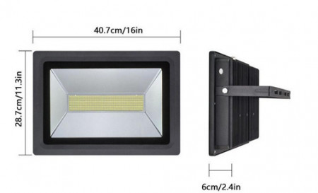 Spectra LED reflektor 150W LRSMDA3-150 6500K CRNI ( 112-1009 ) - Img 1