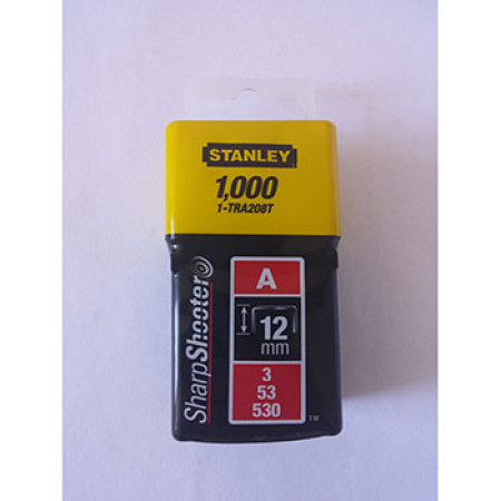 Stanley klemerice tip &quot;A&quot; (53) / 1000kom - 12 mm ( 1-TRA208T ) - Img 1