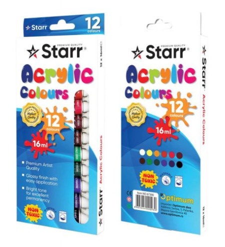 Starr boje tempere 1/12 16ml *ak ( 67300 )