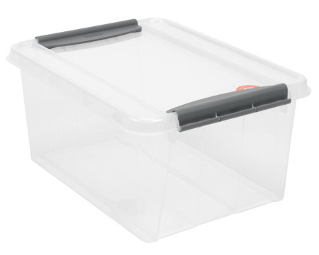 Storage box ProBox 14L w/lid transparent ( 4922017 )