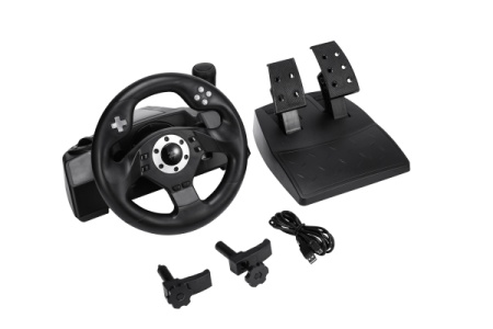 STR-M-40 **Gembird 7-in-1 RACEMASTER racing wheel (PC/PS3/PS4/XBOX360/XBOXONE/SWITCH/ANDROID)(5599)