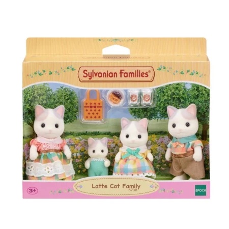 Sylvanian porodica latte maca ( EC5738 )