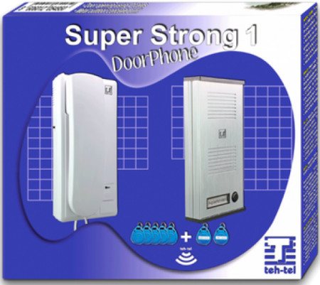 Teh-Tel Audio interfon za 1 korisnika sa ID čitačem SUPER STRONG 1 - Img 1
