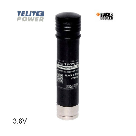 TelitPower 3.6V 2000mAh Black&Decker VP100 ( P-1696 )