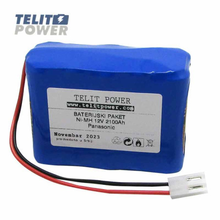 TelitPower baterija NIMH 12V 2100mAh za ECG EKG Cardioline AR1200 View ( P-2242 ) - Img 1