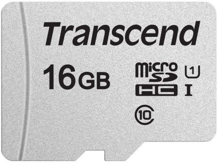 Transcend 16GB microSD C10 U1 ( TS16GUSD300S )  - Img 1