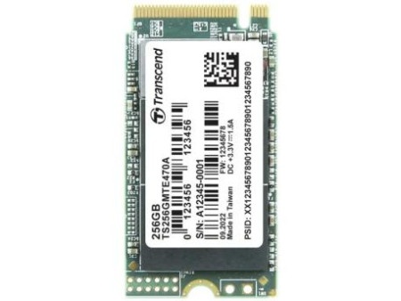 Transcend 256gb, m.2 2242, pcie gen3x4, nvme, 3d nand ( TS256GMTE470A )