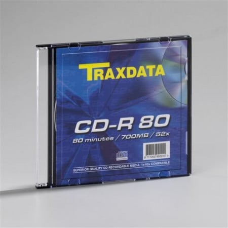 Traxdata MED CD-R 52x 700 MB slim box ( 0230284 )