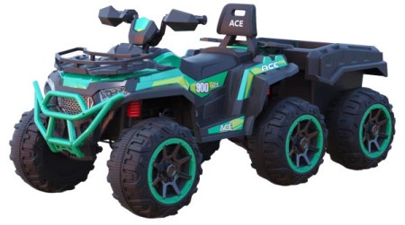 TSport ts-153-c atv veliki dečiji kvad 4×4 na akumulator sa prikolicom u zelenoj boji ( TS-153-C ZEL )