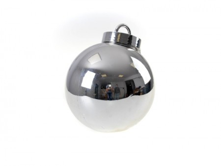 Twinkle, novogodišnja kugla, LED, srebrna, 20cm ( 765202 )