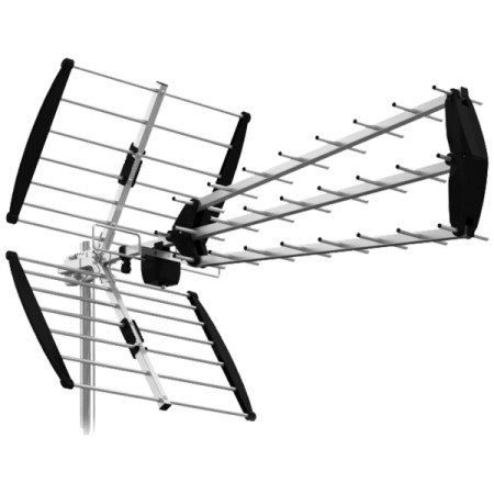 Vega antena AHD 344 LTE Spoljna Triplex Loga, 25db, 27 elementa, alu, LTE filter, UHF/VHF/DVB-T2 FO
