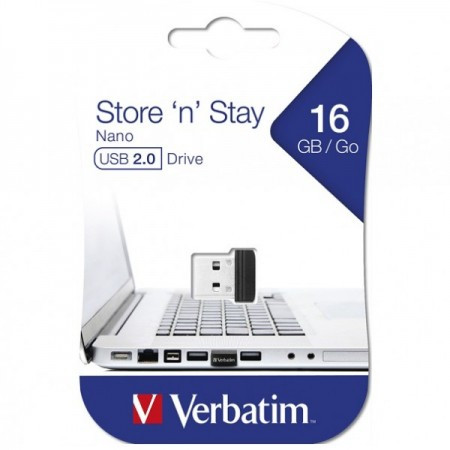 Verbatim 16GB mini 2.0 STORE&amp;STAY 97464 USB flash memorija ( UFV97464/Z ) - Img 1