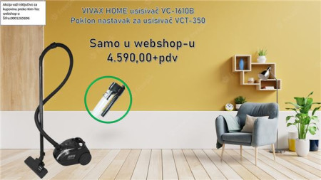 Vivax home VC-1610B+VCT-350 usisivač ( 0001265696 ) - Img 1